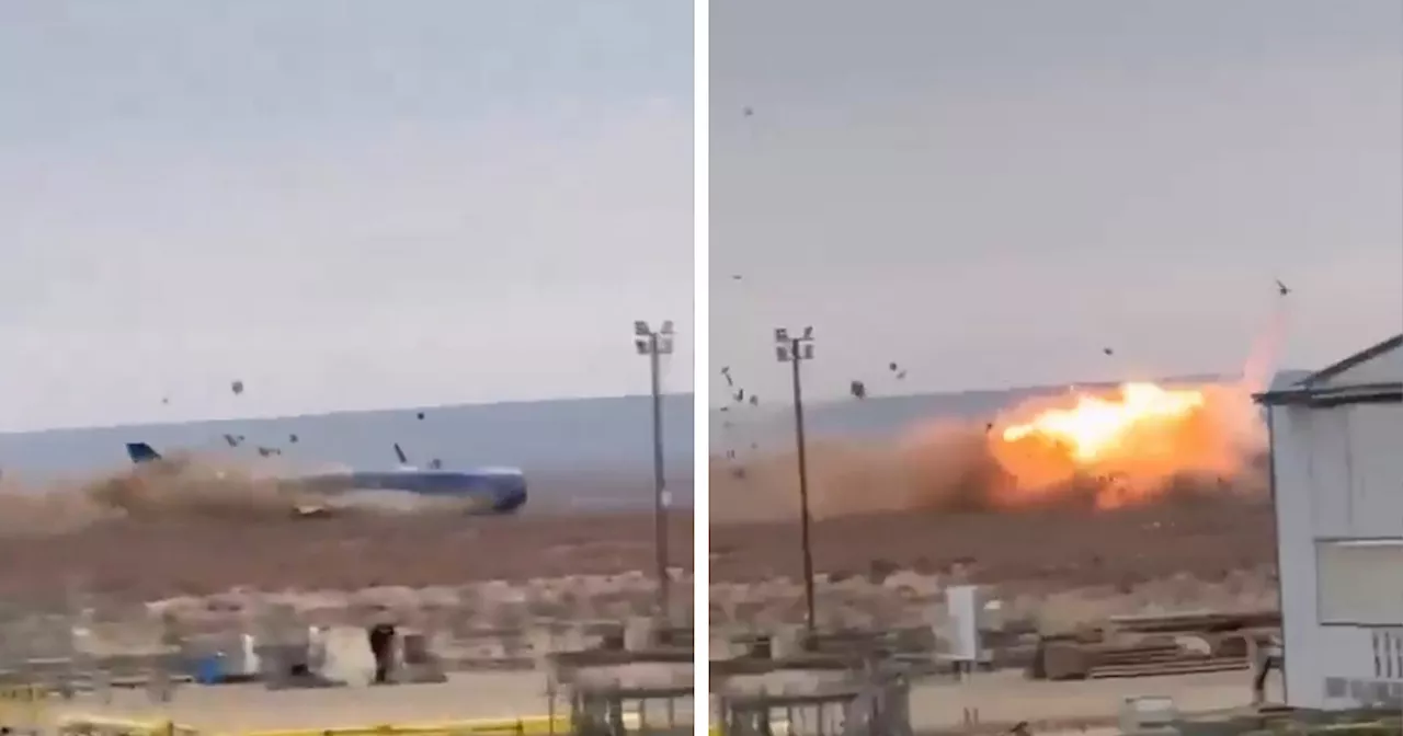 42 Feared Dead as Azerbaijan Airlines Flight Crashes in Kazakhstan