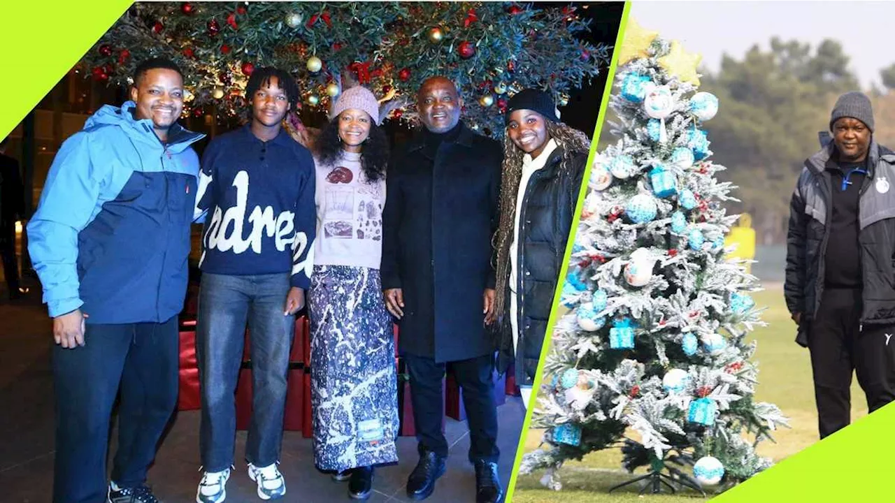 Pitso Mosimane Celebrates Christmas with Family, Sends Festive Wishes to Esteghlal Fans