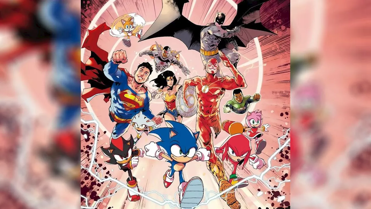 Sonic & DC Crossover Comic First Look Revealed