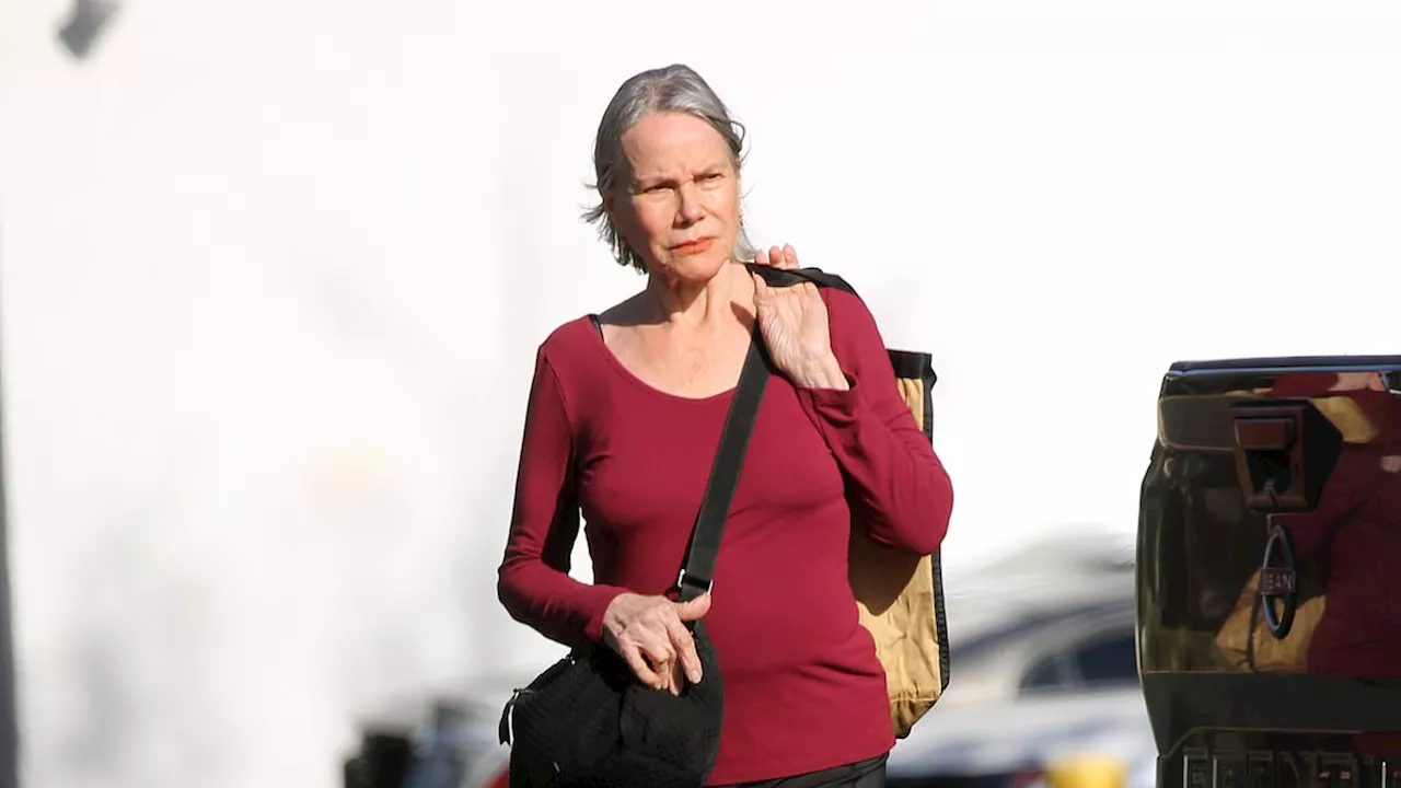 Hollywood Actress Barbara Hershey Spotted at Salon