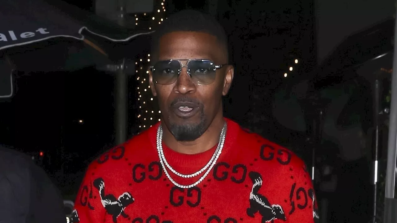 Jamie Foxx Flaunts Festive Spirit After Birthday Party Altercation