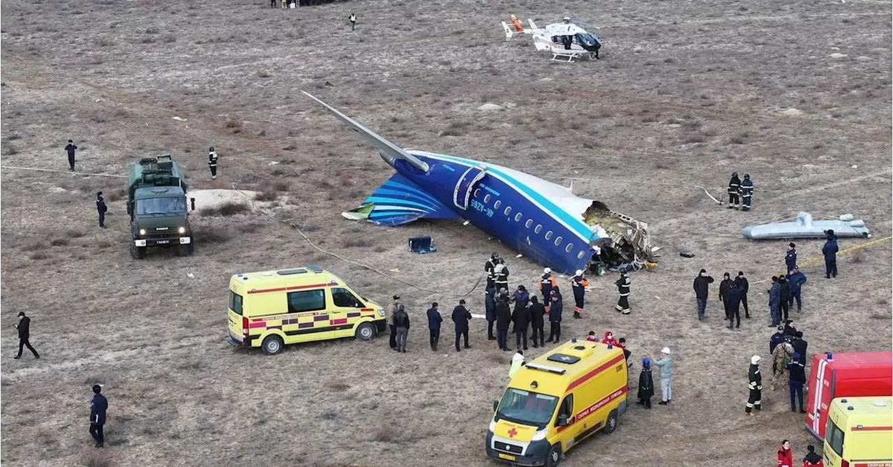 Passagierflugzeug stürzt in Kasachstan ab