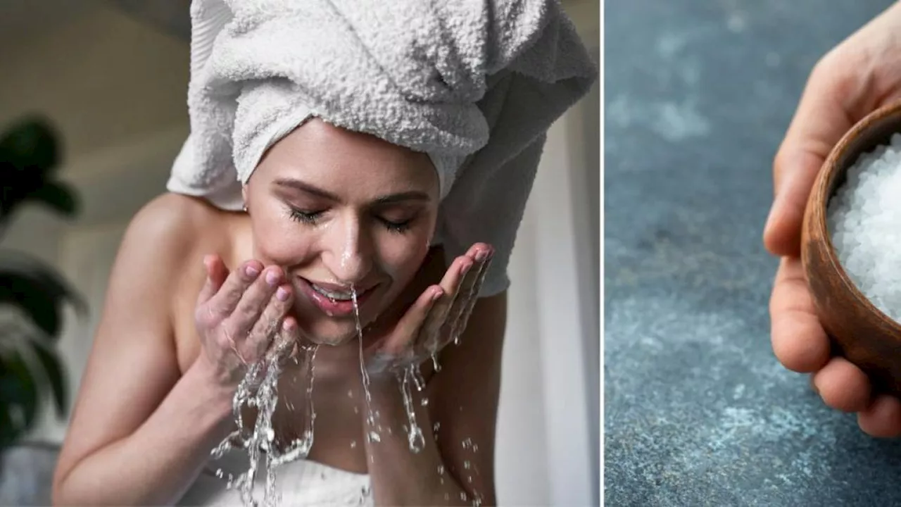 Agua con sal: un exfoliante natural y económico para tu piel