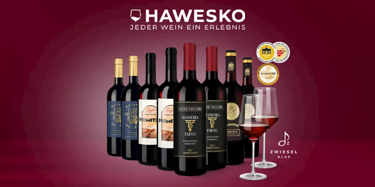 Primitivo Weine - Schnäppchen-Angebot mit Auszeichnungen