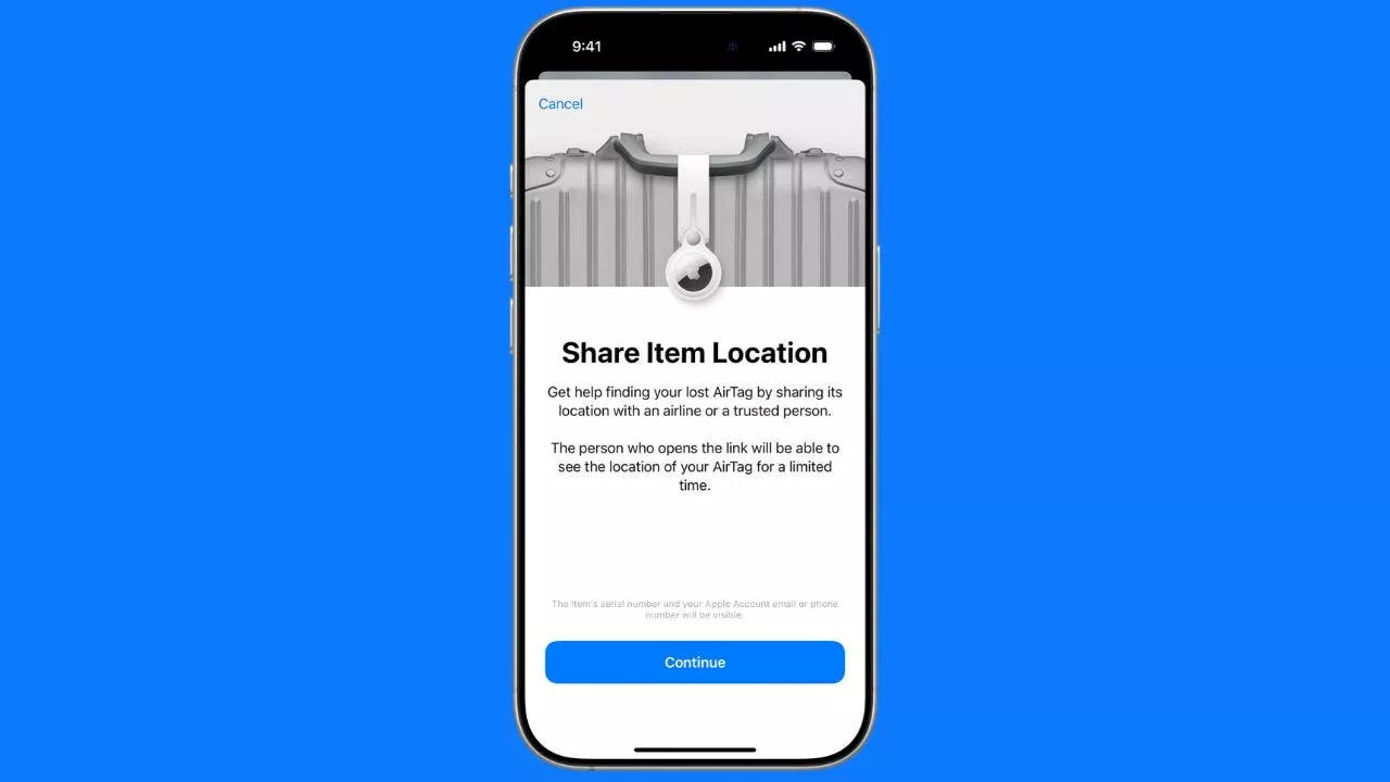 AirTag Owners Can Now Share Item Location