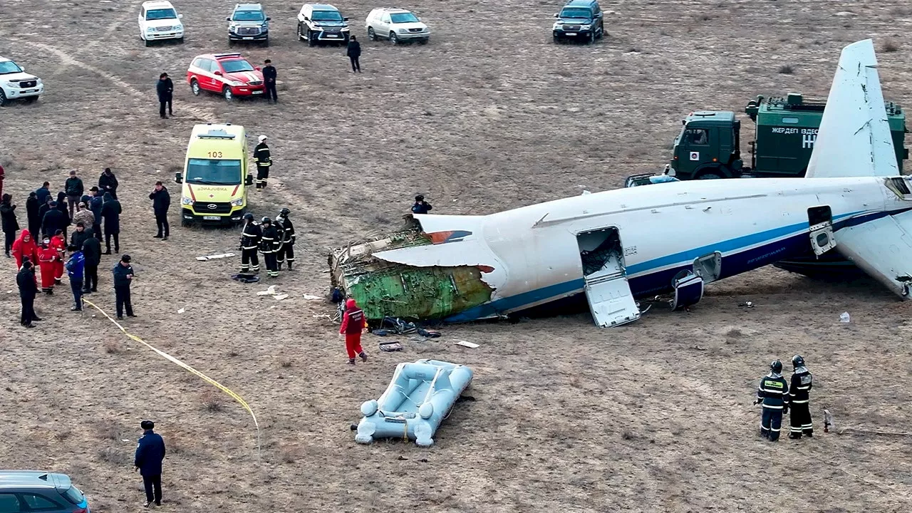 Azerbaijan Airlines Flight Crashes in Kazakhstan