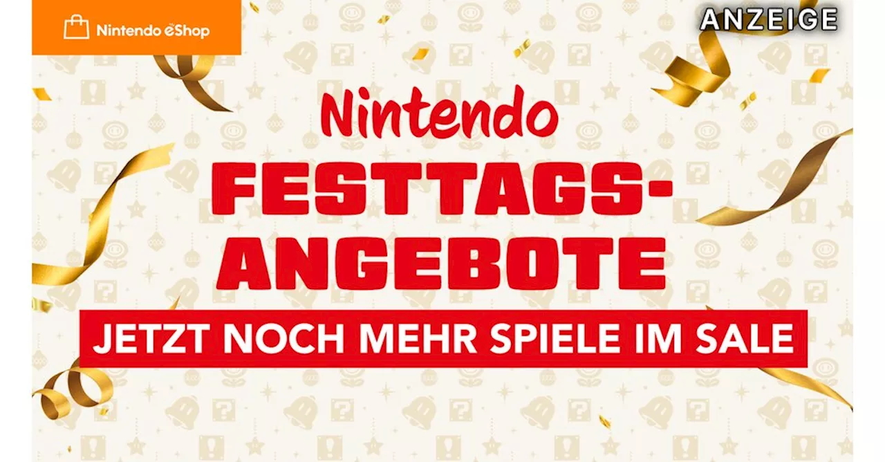 Nintendo-Spiele im Festtags-Sale: Mario-Hits und Switch-Exklusivtitel günstig