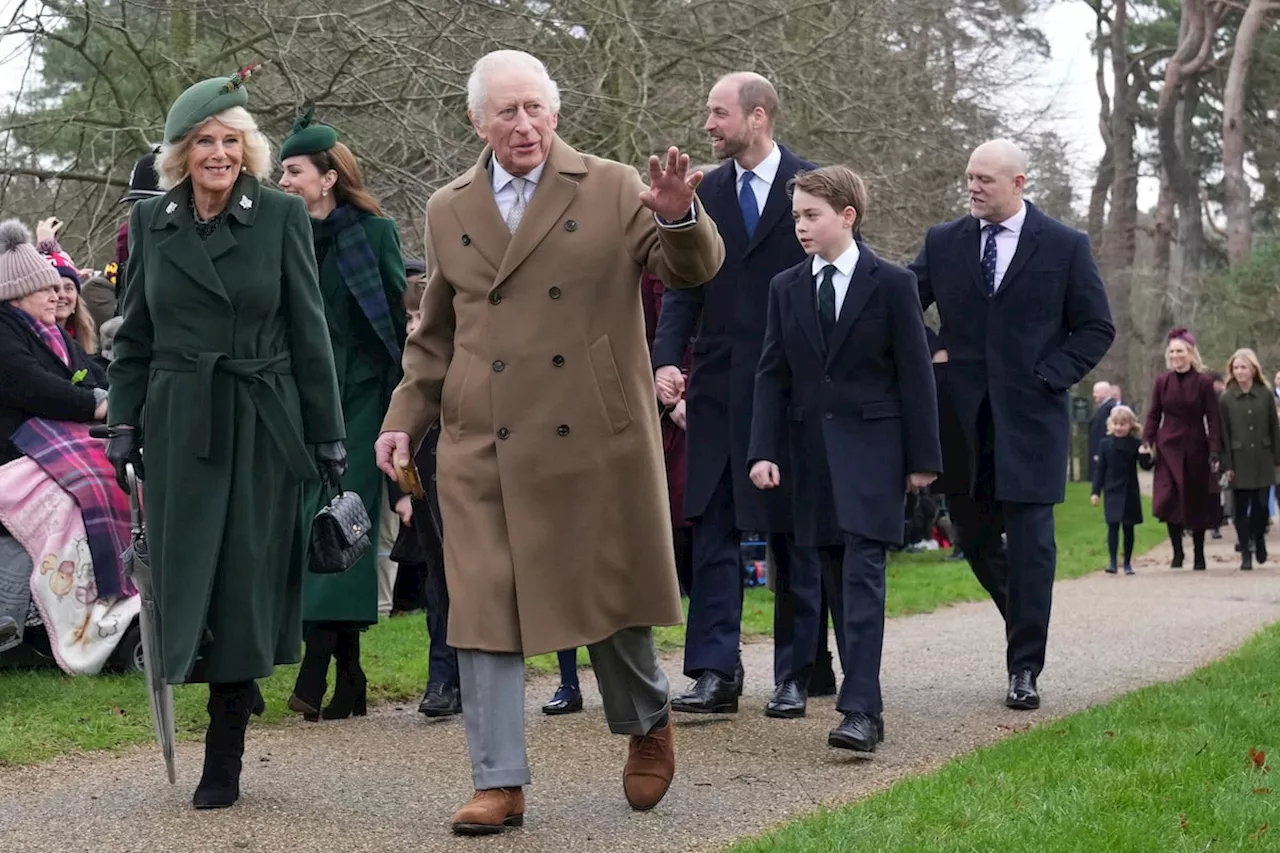 King Charles and Family Attend Christmas Service at Sandringham