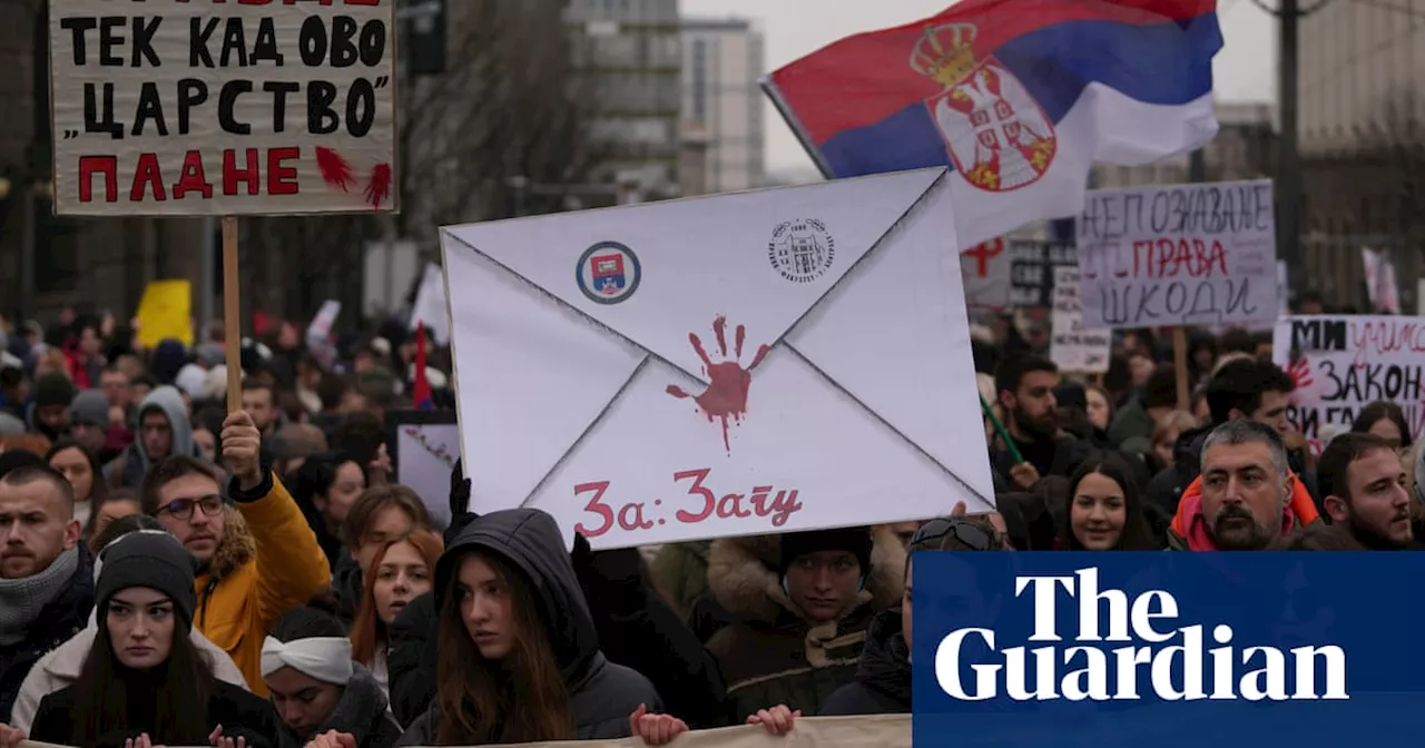 Serbian Students Protest Train Station Disaster, Demand Justice