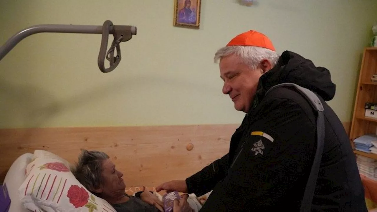 Papal Almoner Celebrates Mass and Opens Soup Kitchen in War-Torn Ukraine