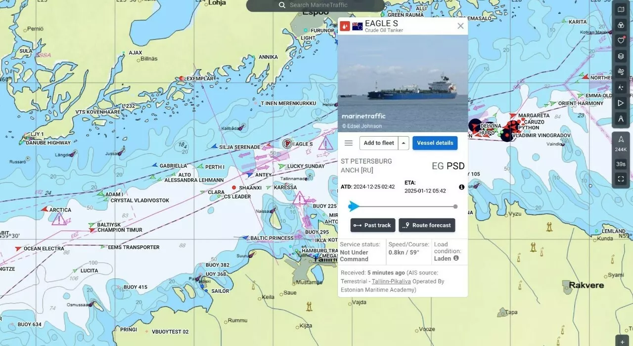 Cavo elettrico sottomarino rotto tra Finlandia ed Estonia: possibile sabotaggio