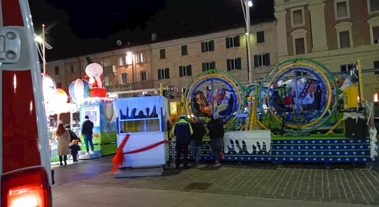 Gravi lesioni in una giostra al Luna Park di Ancona