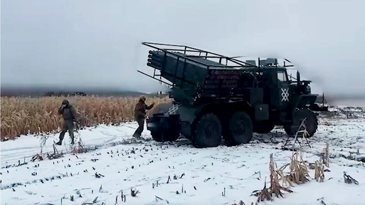 Расчеты РСЗО «Град» уничтожили опорные пункты и живую силу ВСУ в Курской области