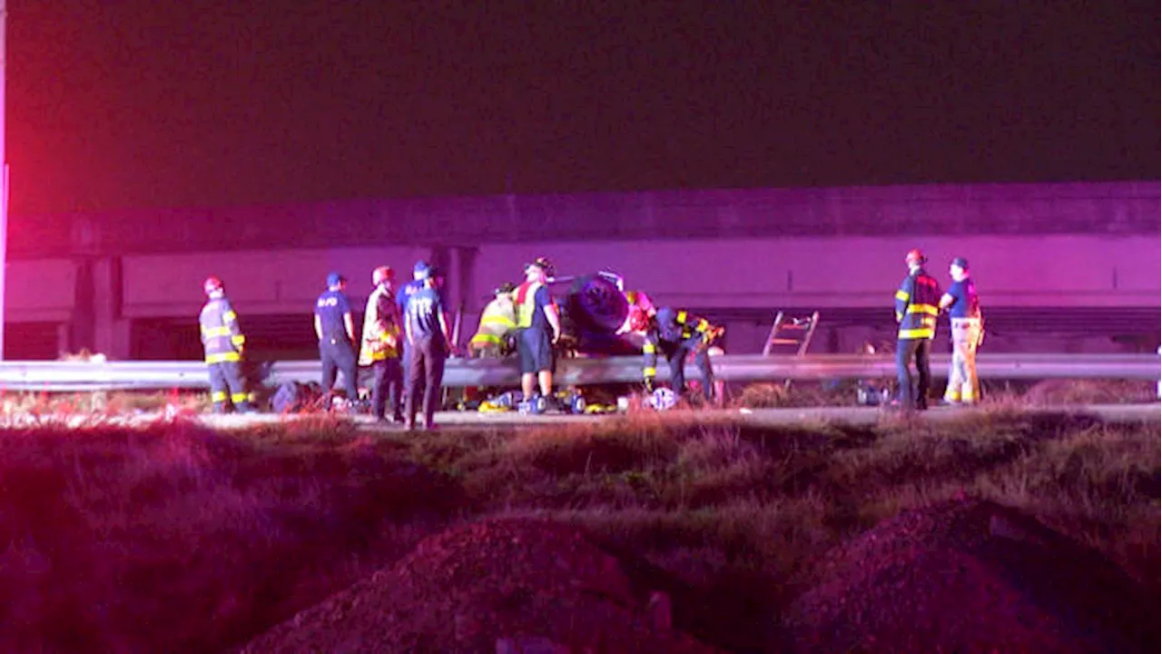 Woman Dead After Fiery Car Crash on Loop 410