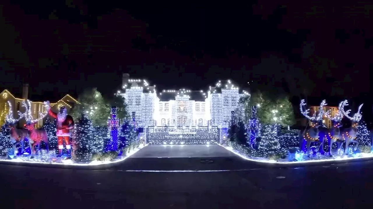 Dallas Mansion's Christmas Lights Cause Traffic Chaos and Neighborly Disputes