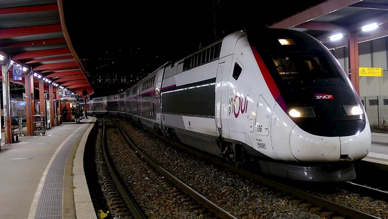 Retards de plusieurs heures sur les TGV Sud-Est à cause d'un accident de personne