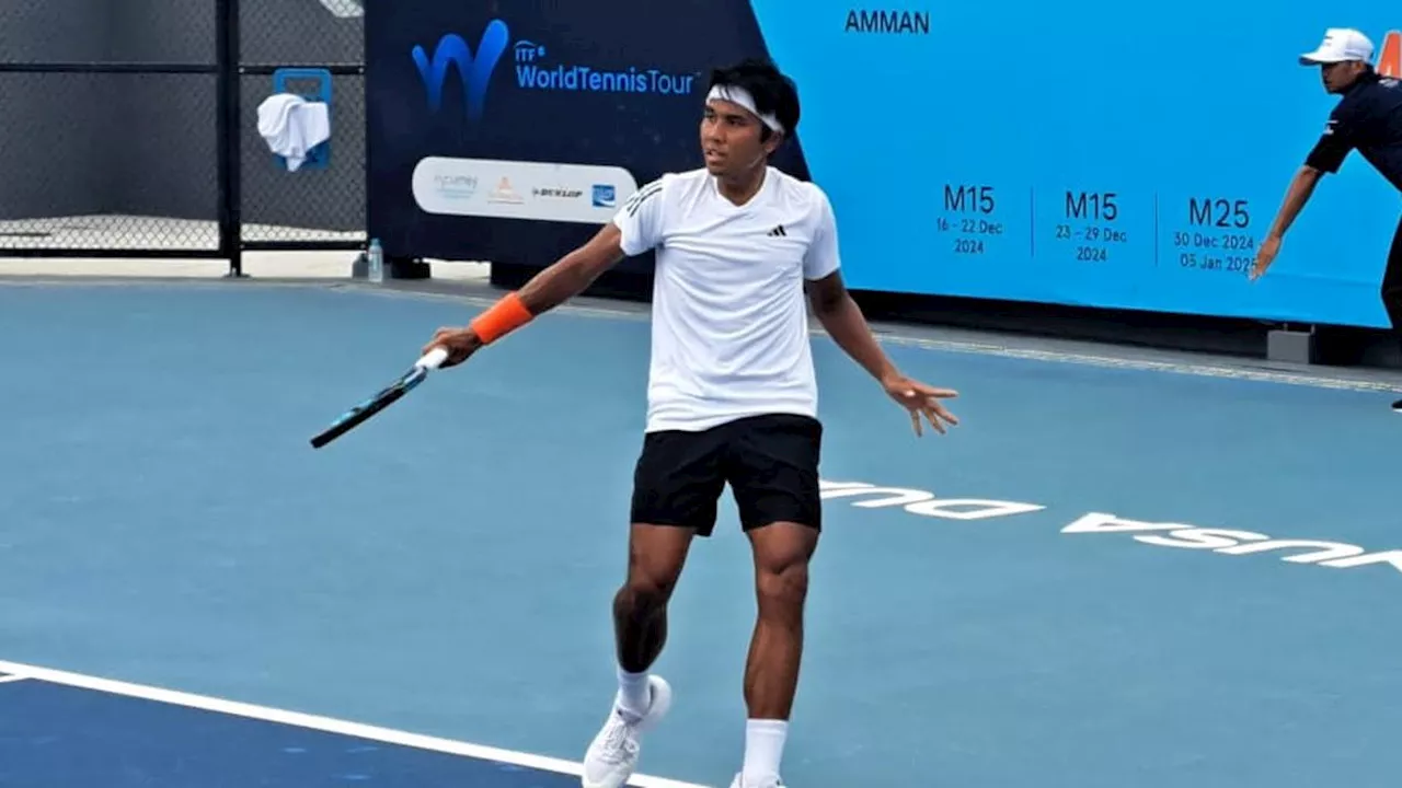 Muhamad Rifqi Fitriadi Gagal di M-15 Amman Mineral Men's World Tennis Championship