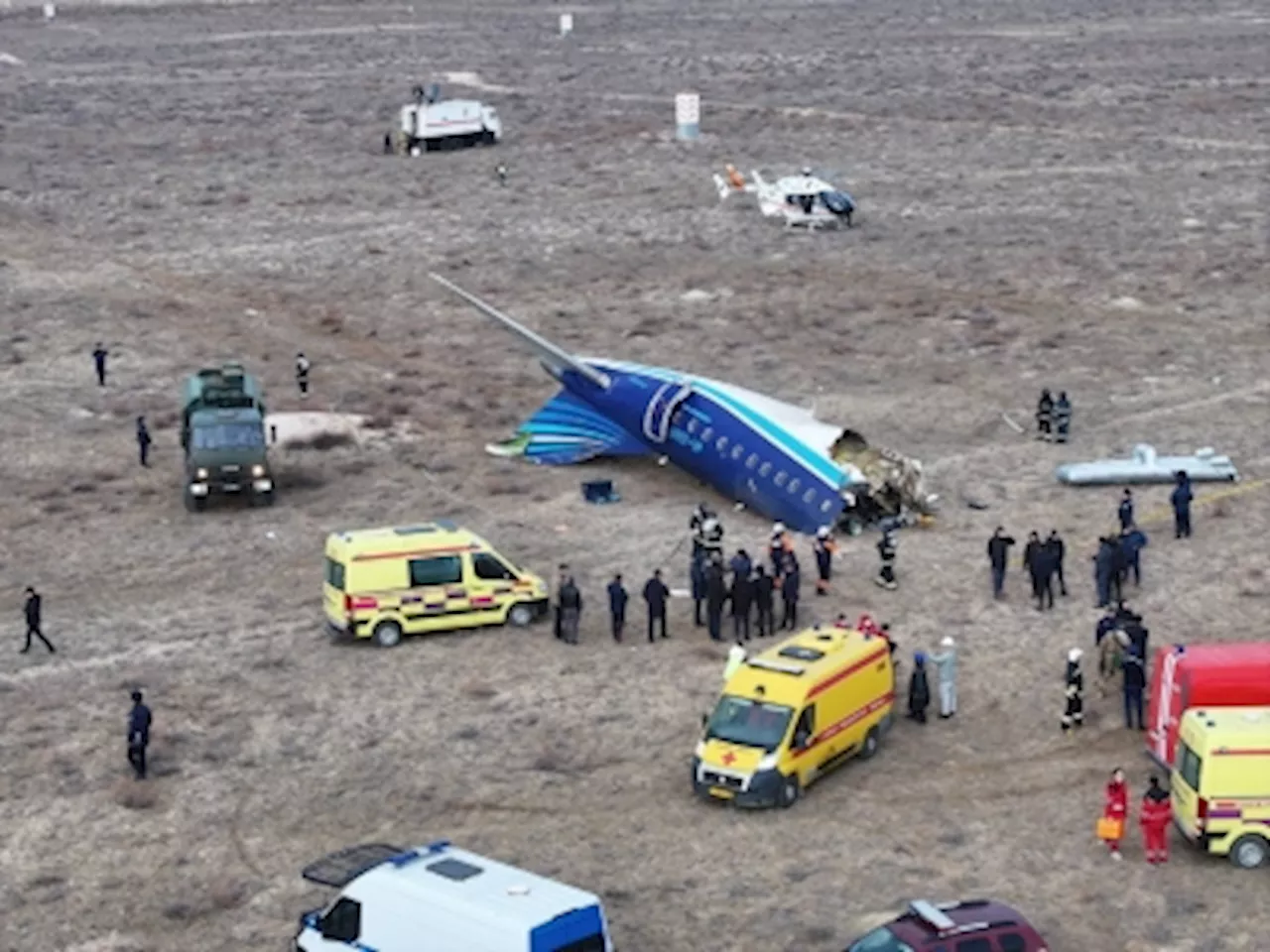 Azerbaijan Airlines Flight Crashes in Kazakhstan During Emergency Landing