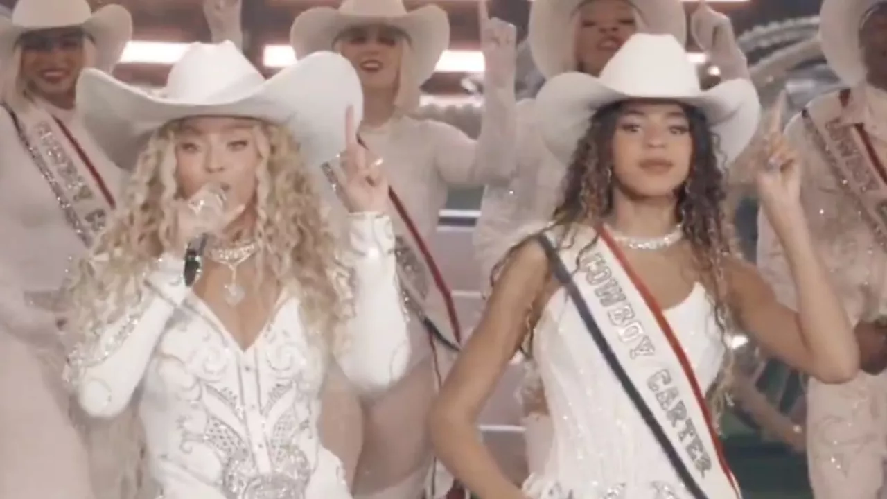 Beyoncé's Sparkling Americana Takes Over NFL Halftime Show