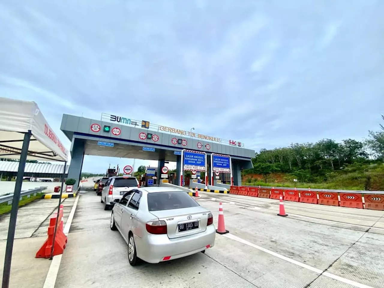 Volume Kendaraan di Tol Trans Sumatra Meningkat Selama Libur Natal