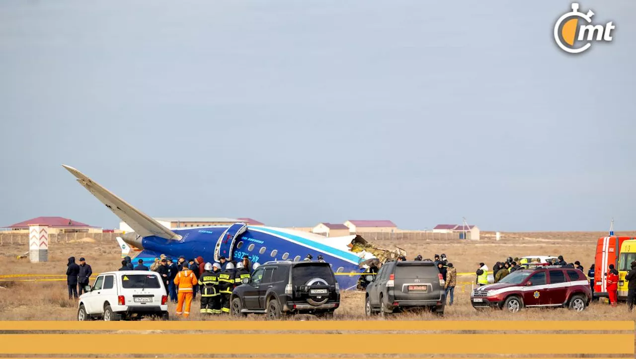 Accidente de avión en Kazajistán habría dejado arriba de 35 muertos