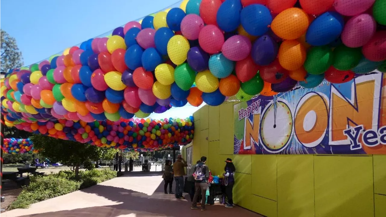 Science Center Celebrates Noon Year's Eve with Balloon Drops