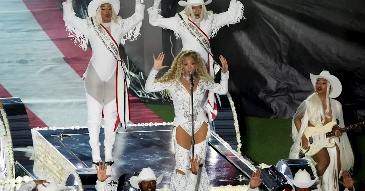 Beyoncé Performs 'Cowboy Carter' During Halftime Show at Netflix-Streamed NFL Game