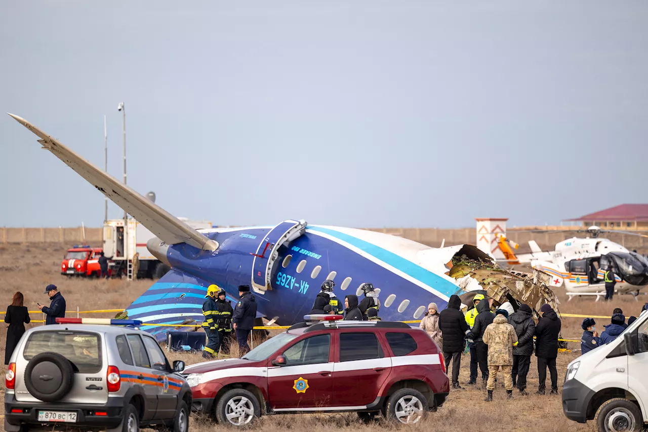 Azerbaijani Airliner Crashes Near Aktau, Kazakhstan, Leaving Dozens Dead