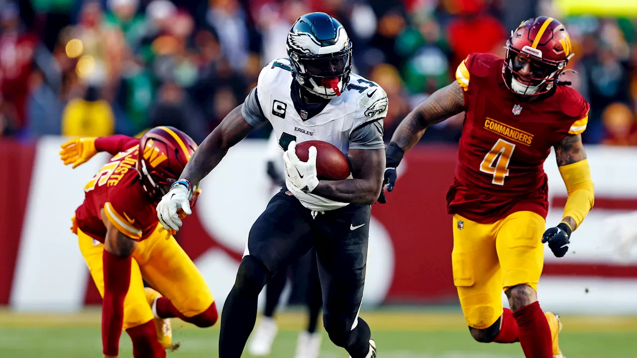 A.J. Brown Dominates in Eagles' Loss to Commanders
