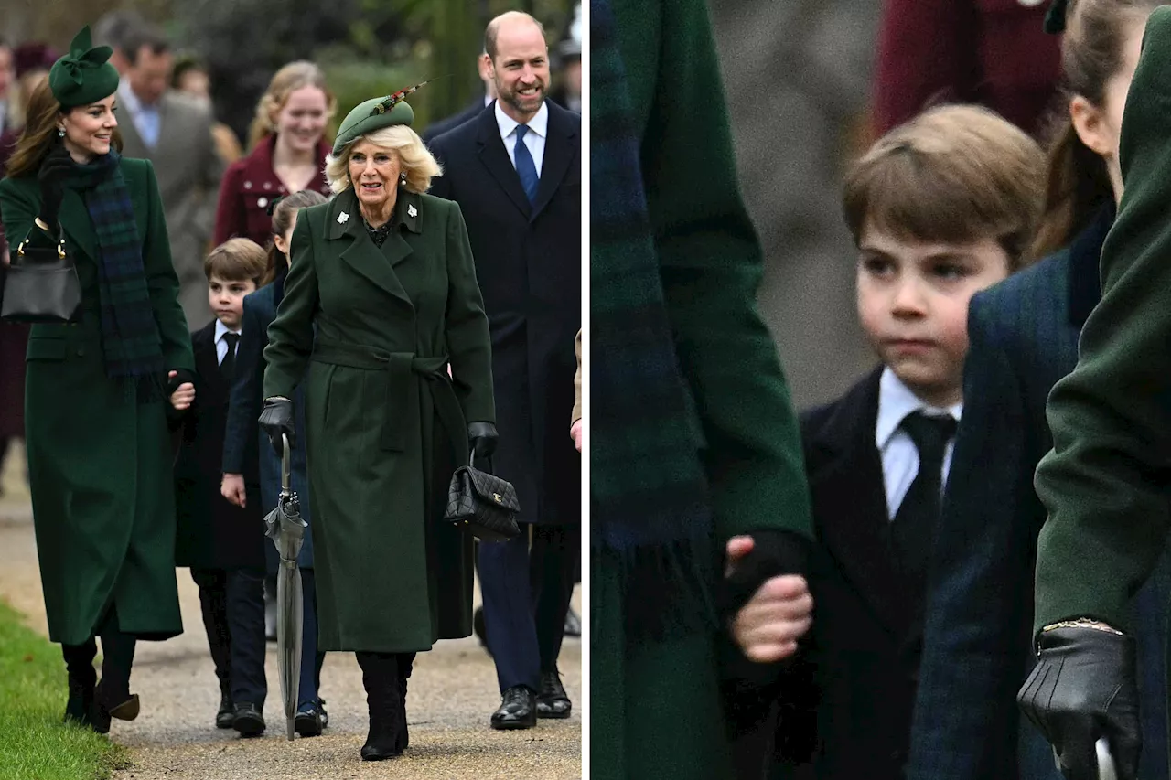 Prince Louis Joins Royal Family for Christmas Church Service