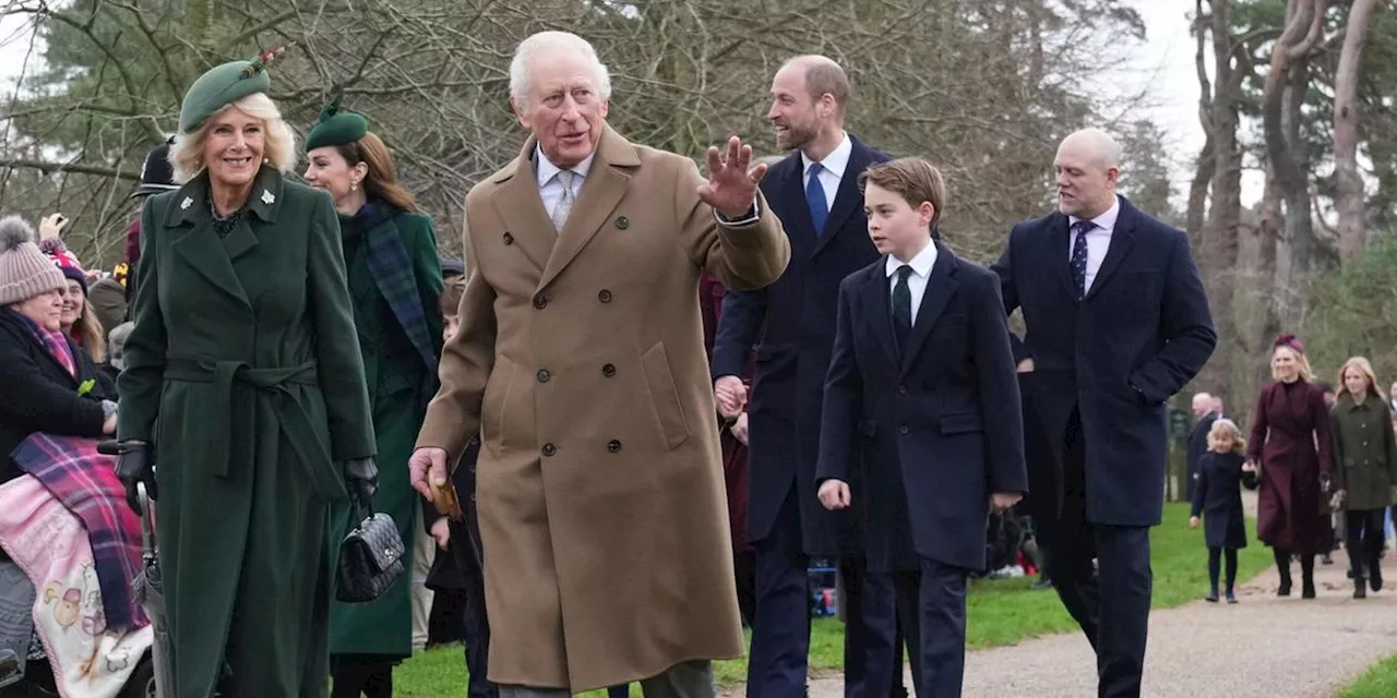 Royal Family besucht Weihnachtsgottesdienst in Sandringham