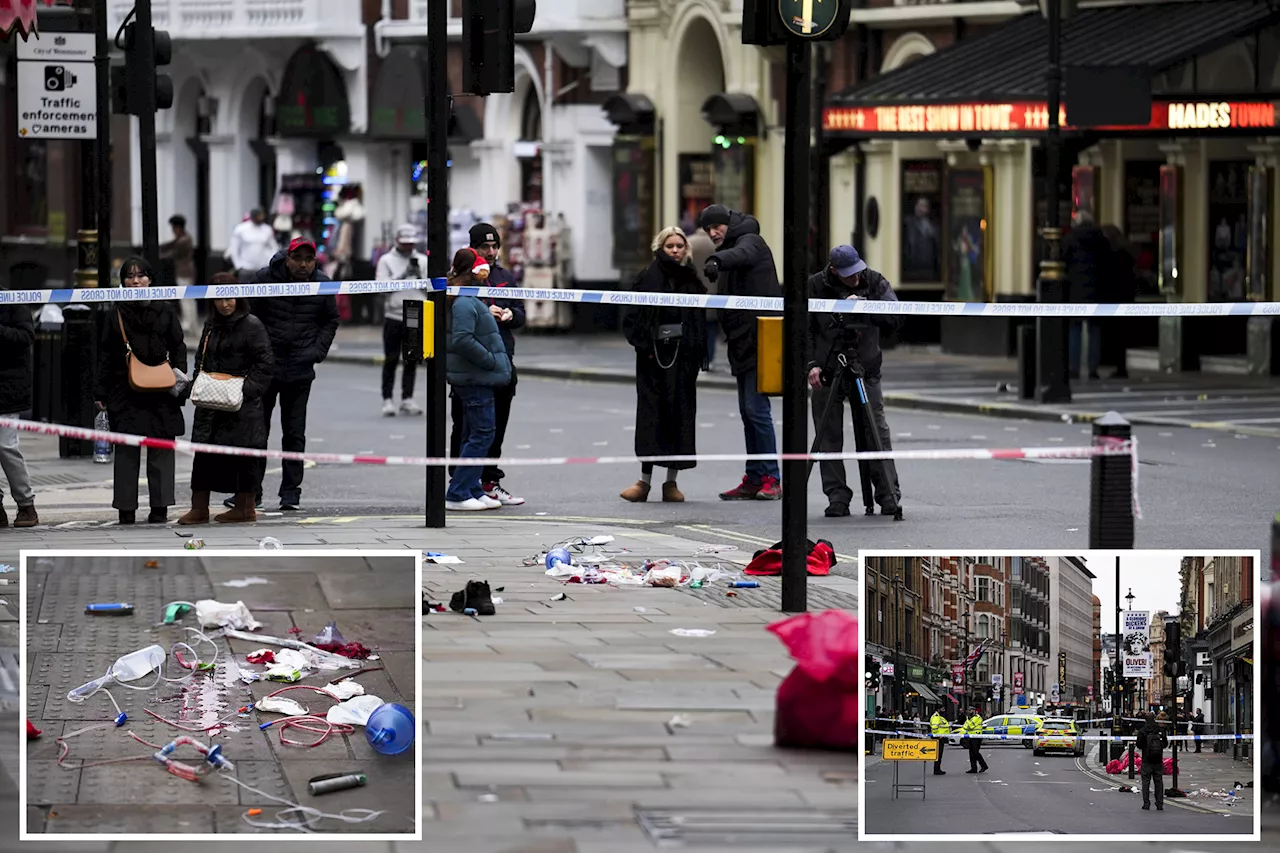 Driver jumps sidewalk, plows into crowd in London Christmas horror