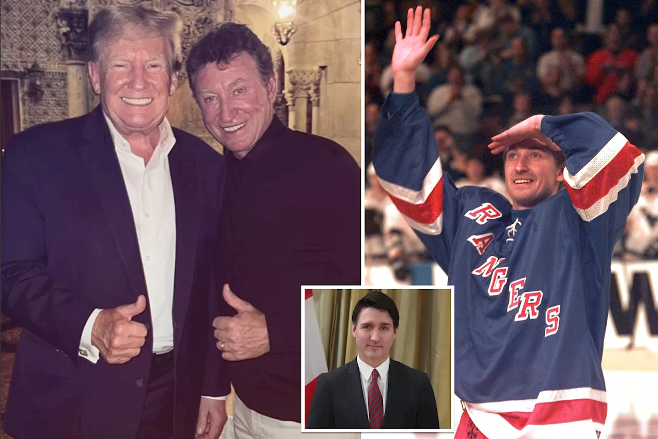 Trump Calls for 'Draft Wayne Gretzky' Movement, Wants Canada as US '51st State'