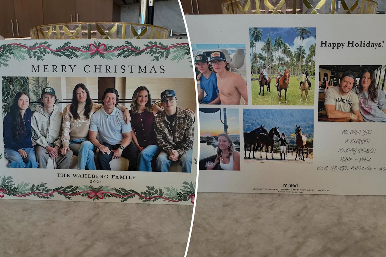 Wahlberg Family Shares Christmas Card with Sweet Message