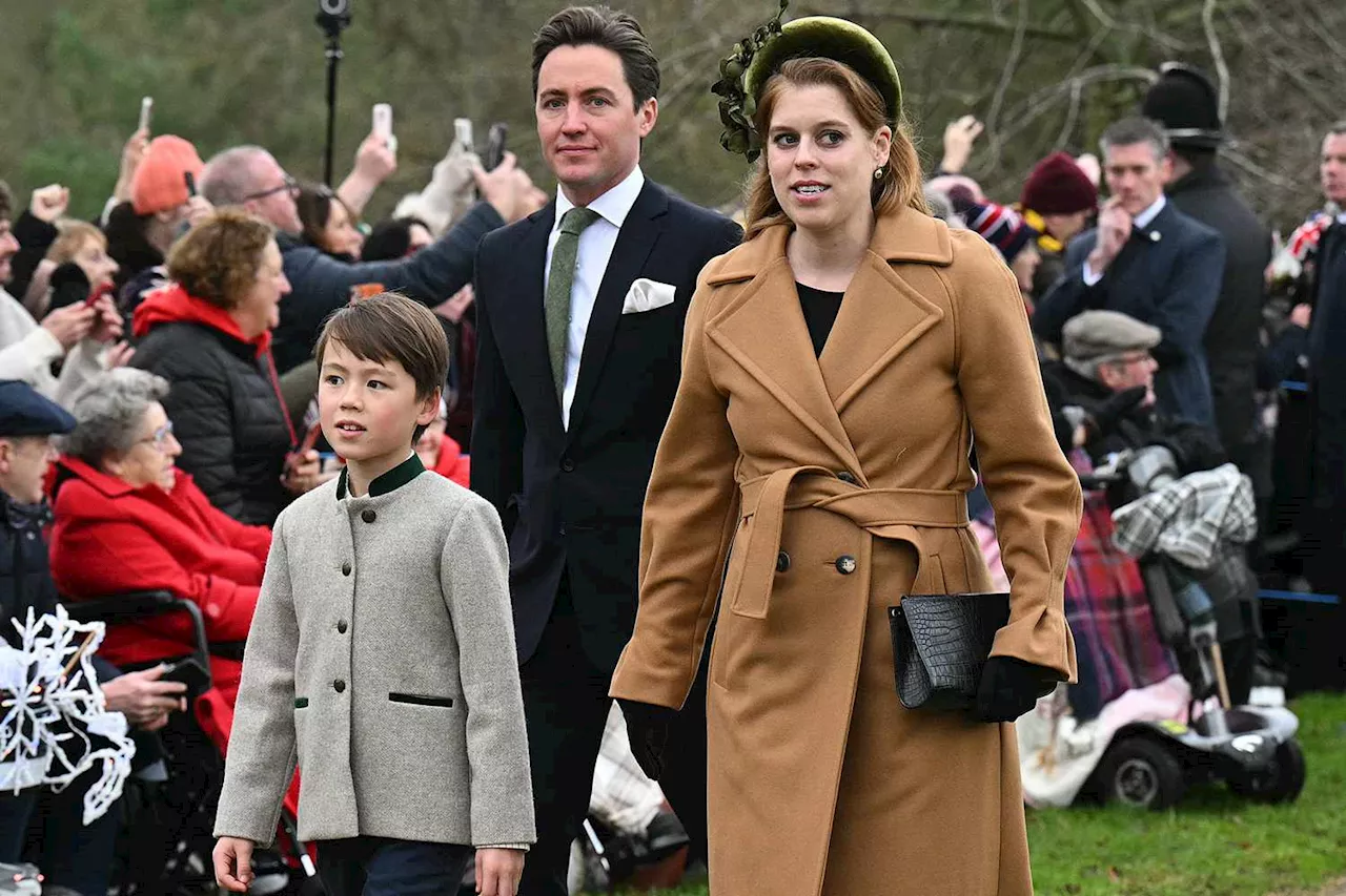 Princess Beatrice Joins Royals for Christmas Walk