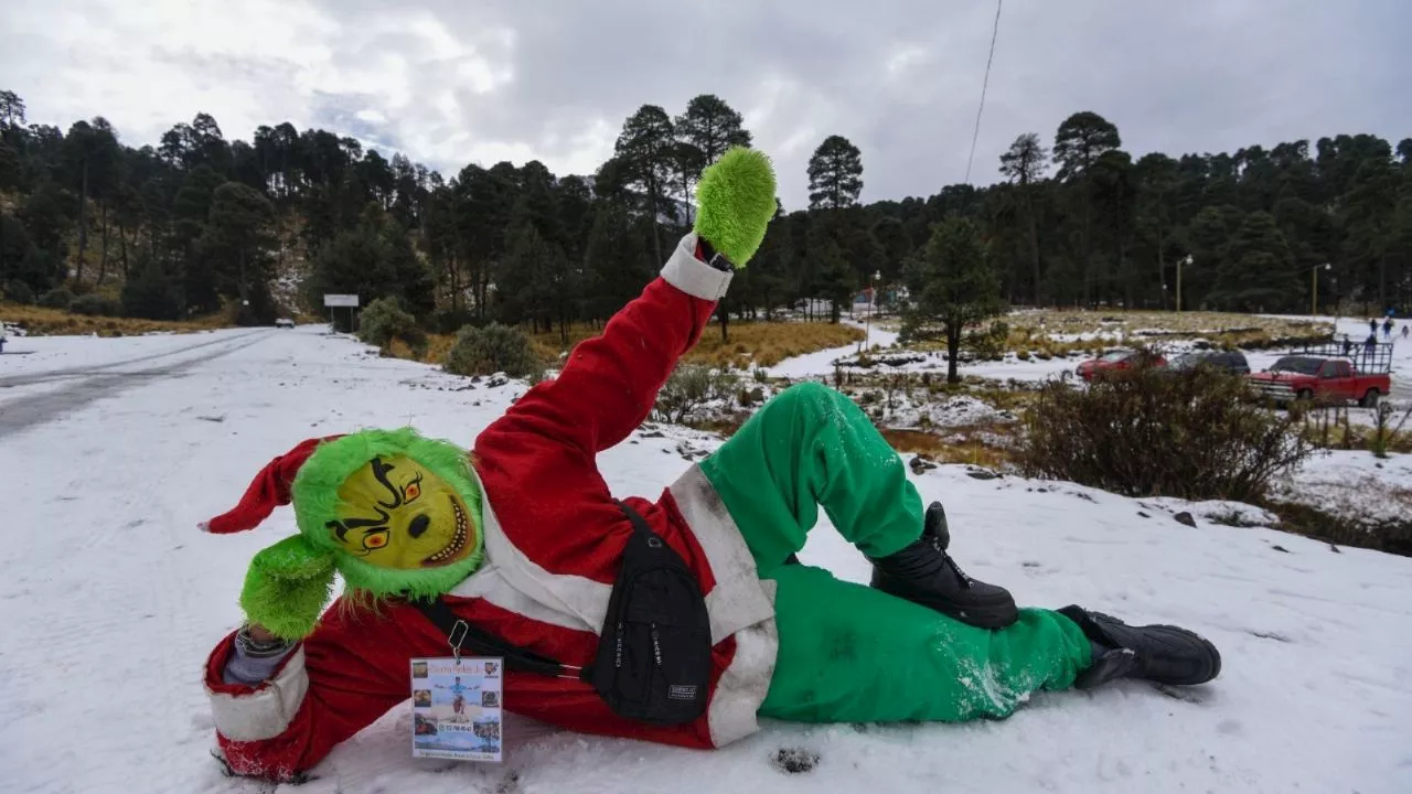 Heladas y posible nieve para Navidad en México