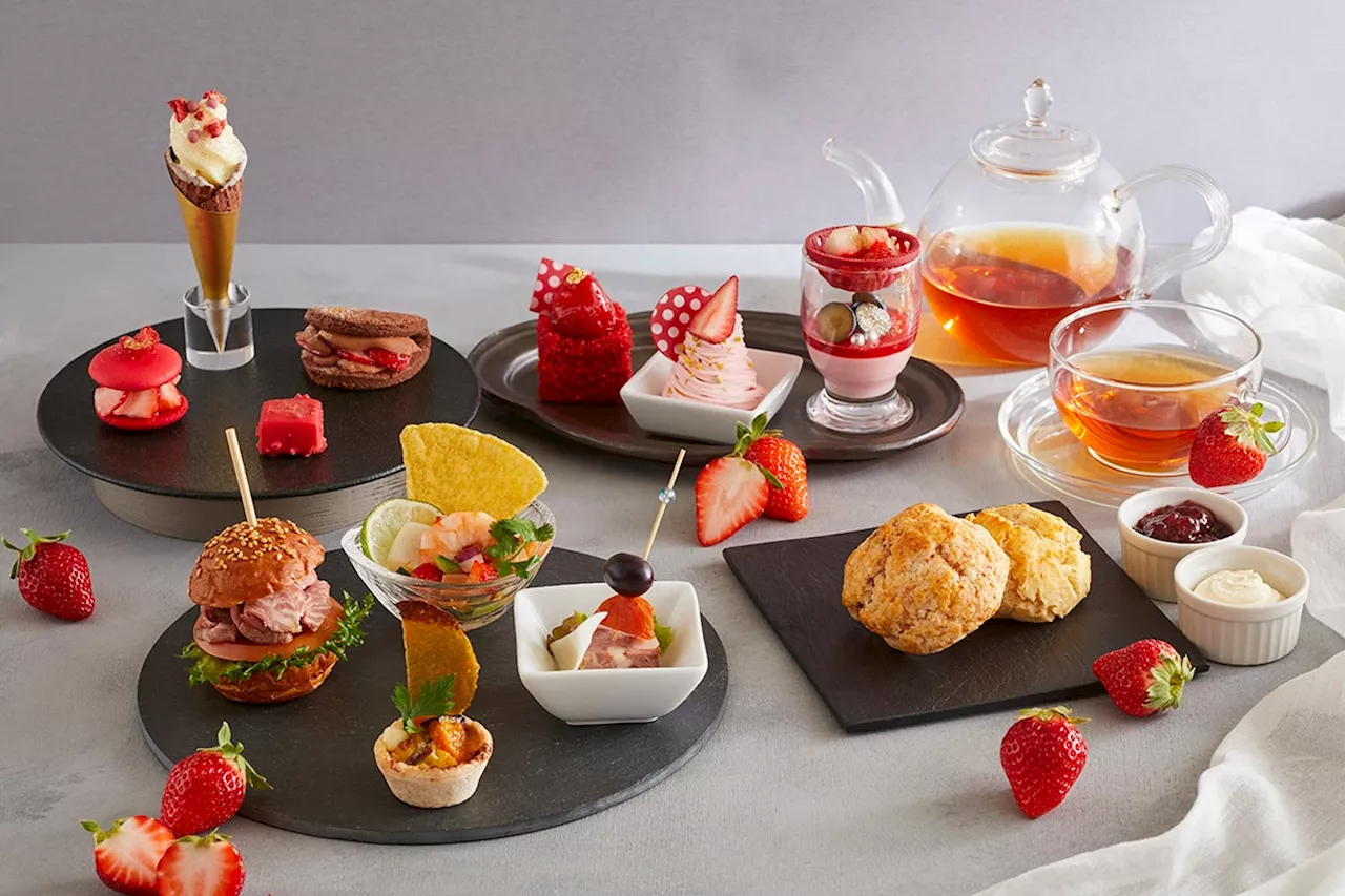 スイスホテル南海大阪で「Strawberry & Chocolate Afternoon Tea」開催