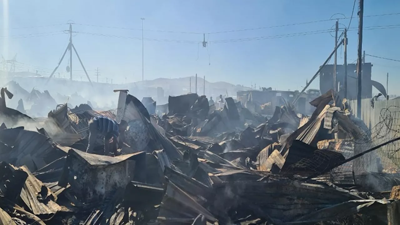 Shack Fires Rage Through Informal Settlements in South Africa