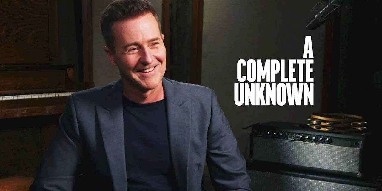 Edward Norton on Playing Pete Seeger in 'A Complete Unknown'