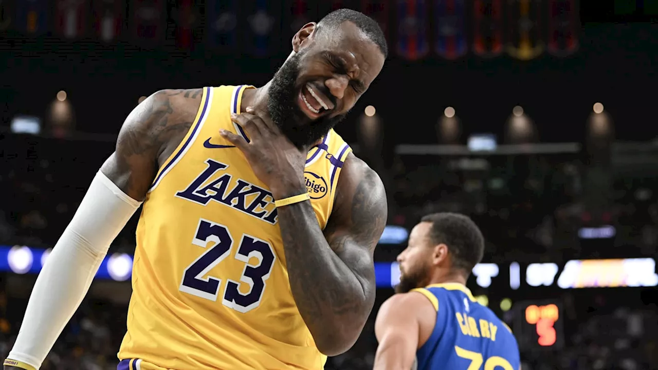 LeBron James Questionable for Christmas Day Showdown Against Steph Curry