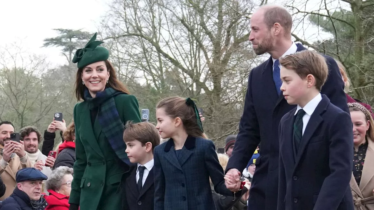 Prinzessin Kate und Prinz William feiern Weihnachten mit ihren Kindern in Sandringham