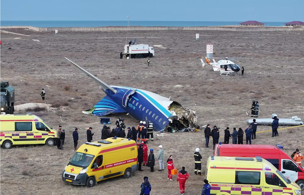 Azerbaijani Airliner Crashes in Kazakhstan, at Least 28 Survive