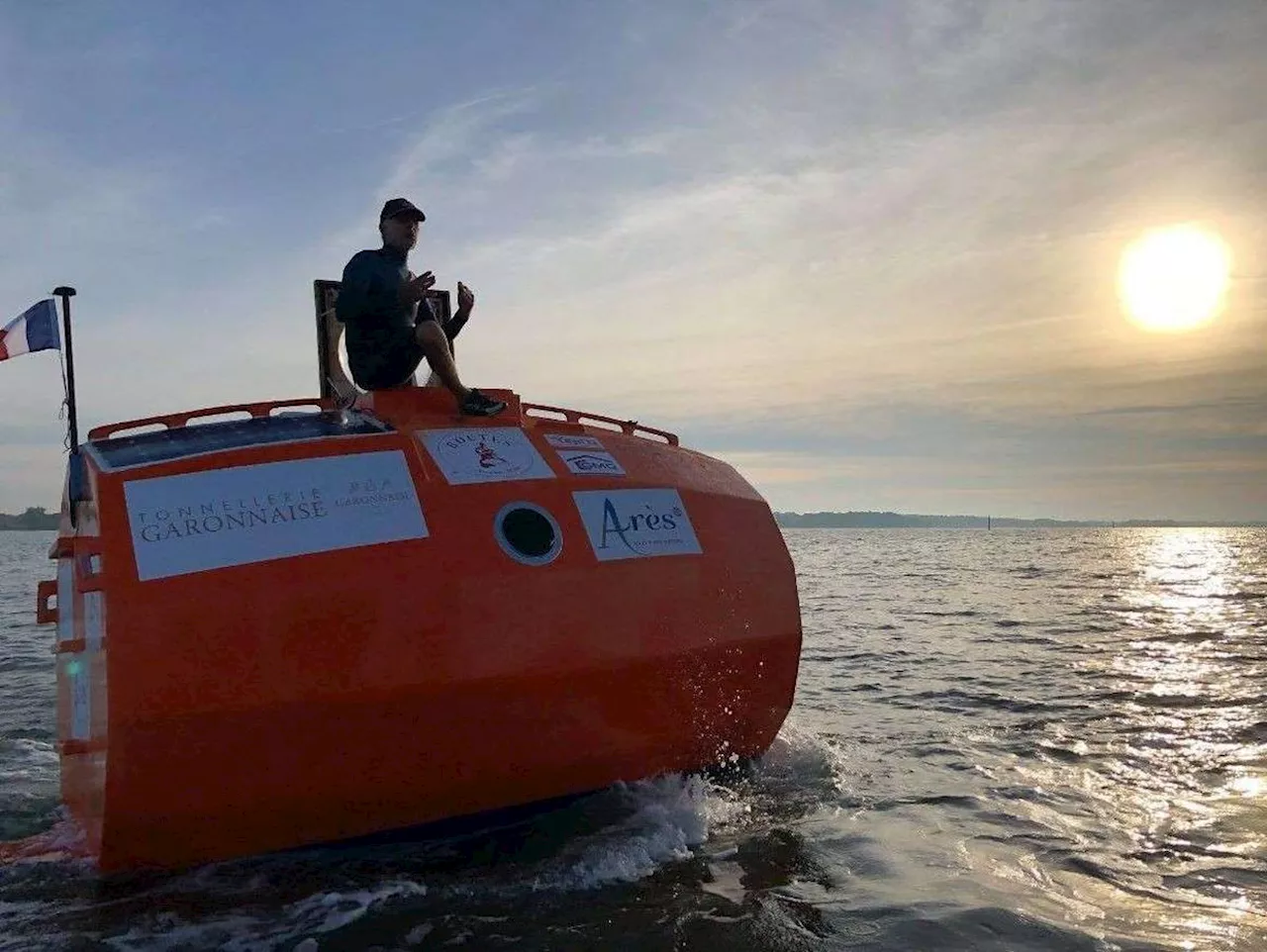 Gironde : en 2018, il partait seul dans son tonneau, traverser l’Atlantique