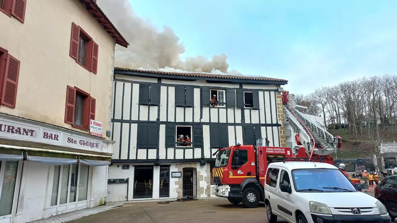 Incendie à l'hôtel-restaurant Le Monte-Carlo à Bayonne