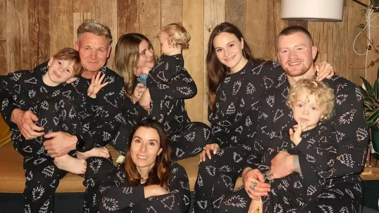 How your favourite celebs have spent their Christmas Day – from Gordon Ramsay’s matching PJs to huge sta...