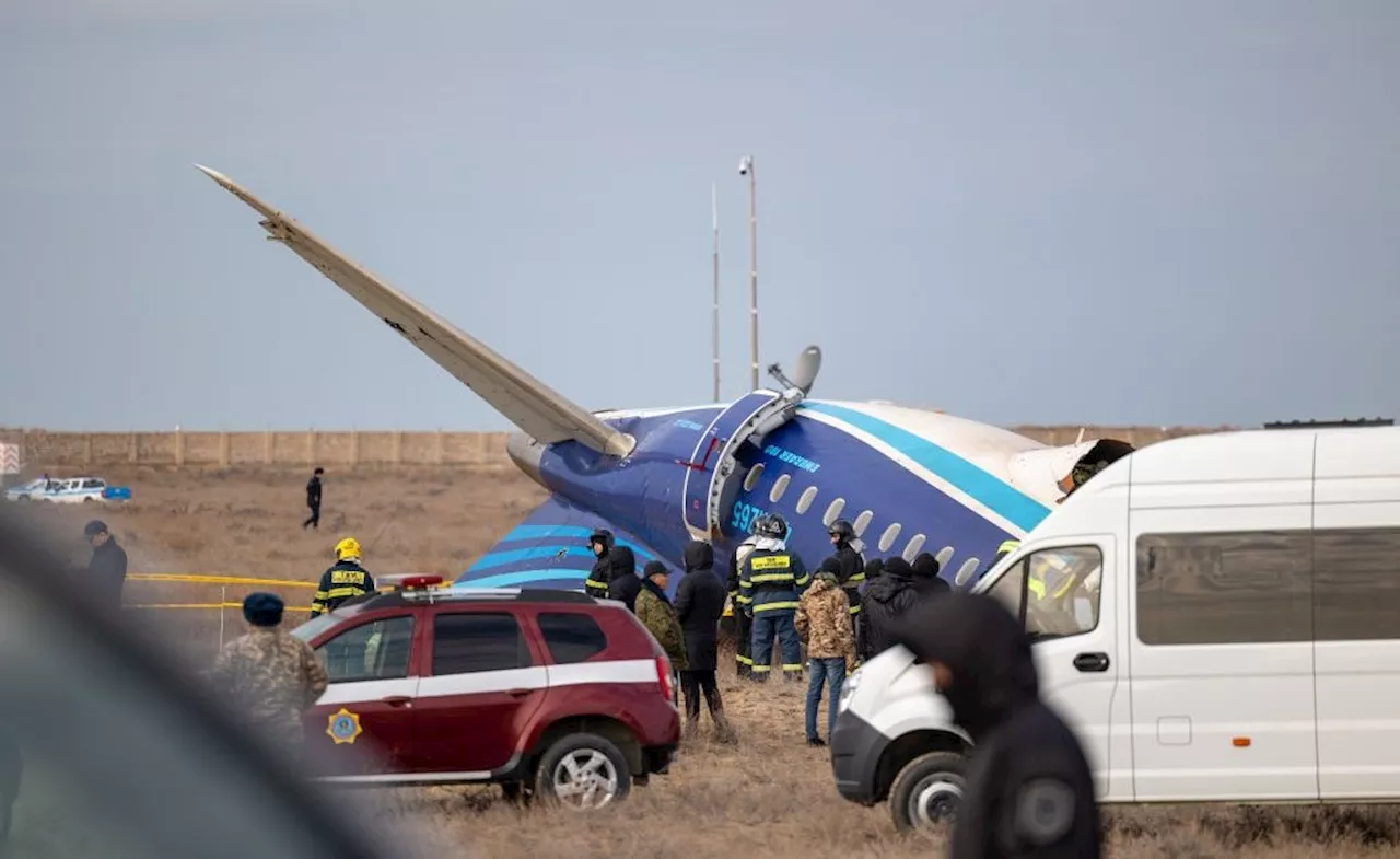 Azerbaijan Airlines Flight Crashes in Kazakhstan, Leaving Dozens Dead