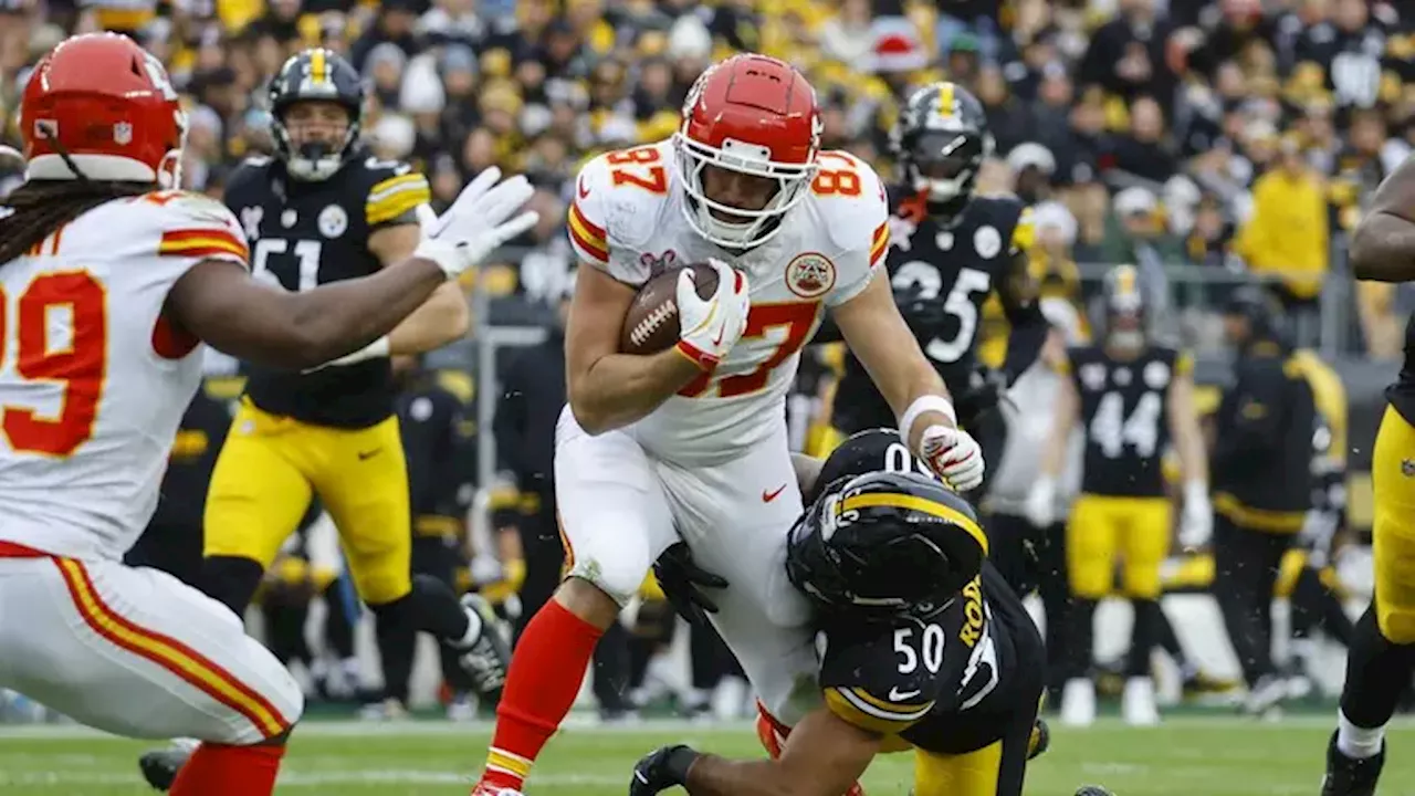 Kelce rompe récords y Chiefs aseguran el liderato de la AFC