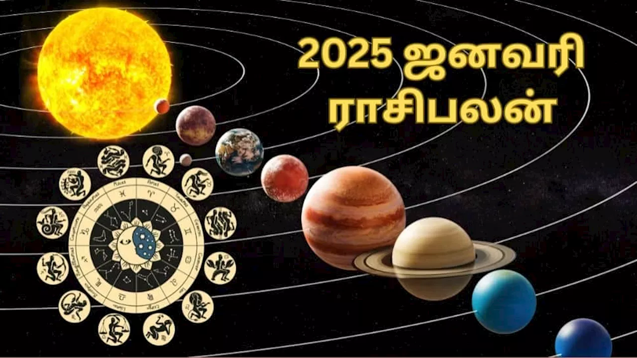 2025 ஜனவரி கிரக பெயர்ச்சிகள்: அதிர்ஷ்ட ராசிகள்