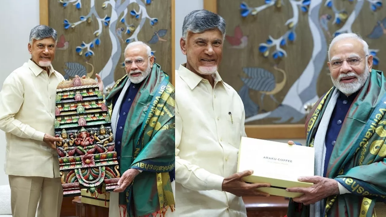 CM చంద్రబాబు నాయుడు PM మోదీని కలవడం