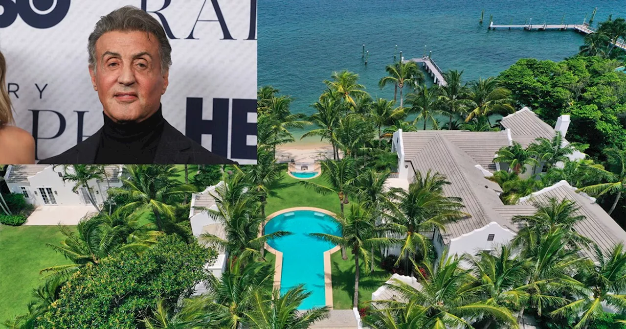 'Rocky' star Sylvester Stallone pulls 'controversial' plan for seaweed barrier at his Florida home